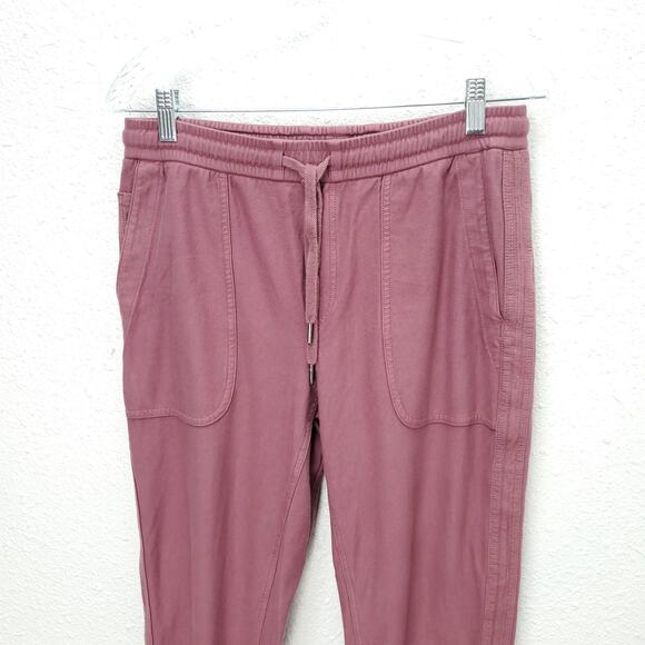ATHLETA Mauve Farallon Drawstring Joggers Jogger Lounge Pants - Picture 2 of 12